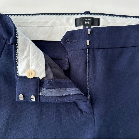 J. Crew 365 cropped trousers, high waisted, straight leg, stretch fabric - Picture 8 of 11